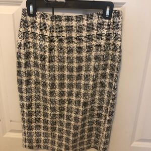 Tweed pencil skirt
